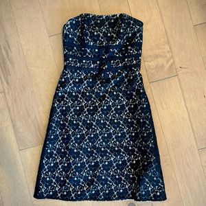 WHBM strapless lace dress
